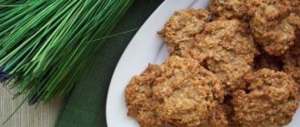 Banana cookies with rolled oats