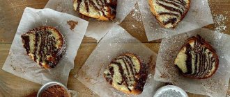 Zebra biscuit recipe with photos step by step