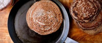 Rye flour pancakes - 8 recipes