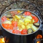 Dishes in a cauldron over a fire. Recipes from meat, vegetables, step by step with photos, videos 
