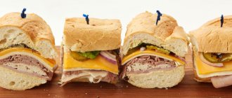 Sandwiches with meat: recipes