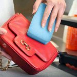 how to wipe leather goods