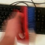 cleaning the keyboard