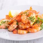 To improve the taste, spices and herbs are added to the shrimp; they should not be boiled, fried or simmered for too long, otherwise they will become tough and rubbery.