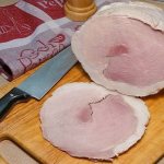 Homemade pork ham