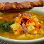 pea soup with smoked meats - step-by-step recipes