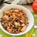Buckwheat with chicken in a slow cooker