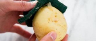 Как чистить картошку ножом правильно и быстро
