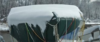 how to store a pvc boat in winter