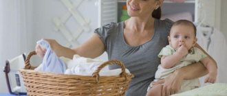 How and with what to wash newborn diapers from feces