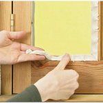 How to glue windows with soap for the winter