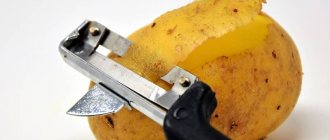 Как нужно хранить сырой очищенный картофель