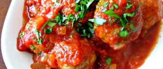 How to cook meatballs with gravy in a frying pan - meatball recipe