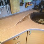 how to repair a countertop