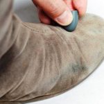 How to remove grease stains from suede shoes