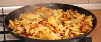 How to fry fried potatoes so they don&#39;t fall apart or stick