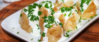 Potatoes stewed in sour cream are a tender and satisfying side dish. Recipes for stewed potatoes in sour cream: in a frying pan, in the oven and in a slow cooker 