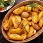 Potatoes in the microwave quickly and tasty in a glass bowl, bag, uniform. Recipes step by step with photos 