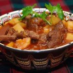 Classic beef goulash with gravy