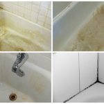 Коллаж виды загрязнений ванны