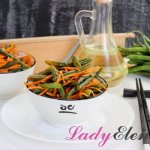 Korean green bean salad recipe with photo
