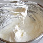 Cream Cheese. Recipe for cake with cream, butter, chocolate, cupcakes. Photo 