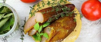 Cold and hot smoked chicken breast, simple recipes