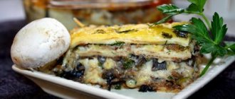 Lasagna with mushrooms: the best recipes for mushroom lasagna with cheese and meat