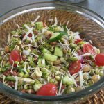mung bean in salad
