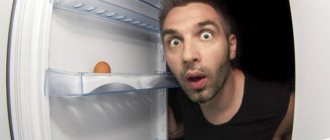 A man looks into the refrigerator