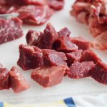 Meat for goulash
