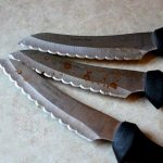 Corroded knives