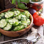 Cucumbers are a very healthy and popular product. In winter salads, the taste of cucumbers is revealed in a new way thanks to a variety of spices and herbs. 