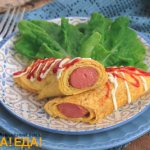 omelette with sausage