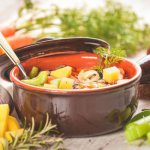 Vegetables are the main component of minestrone