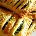 Pies and pies with spinach