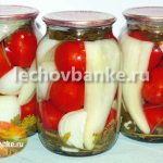 tomatoes and onions for the winter without sterilization, a simple recipe