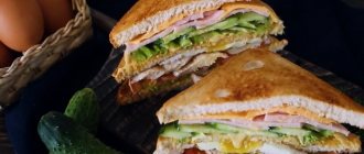 Step-by-step recipes for making delicious sandwiches with photos