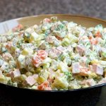 Simple Olivier salad
