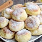 Donuts with sour cream fried in a frying pan, in the oven, just like grandma’s. Recipe with cheese, soda, cottage cheese, vodka 