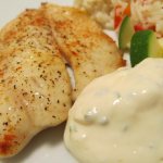 Recipe for fish batter with mayonnaise.