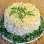 Chicken salad with pineapple (classic)