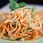 Cucumber and carrot salad for the winter