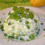 Radish salad with egg