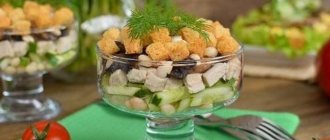 Салат с фасолью и курицей - интересные идеи приготовления для праздничного и повседневного меню