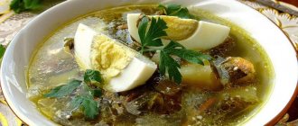 Щавелевый суп. Пошаговые рецепты из свежего и консервированного щавеля с фото этап 1