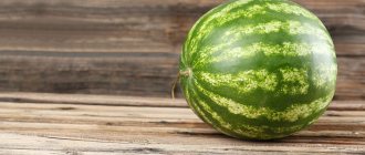 How long can a whole watermelon be stored at room temperature?