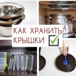 Methods for storing pot lids