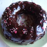 Crazy Cake - a newfangled chocolate pie: so soft that it seems there is no dough at all