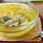 Canned sardine soup